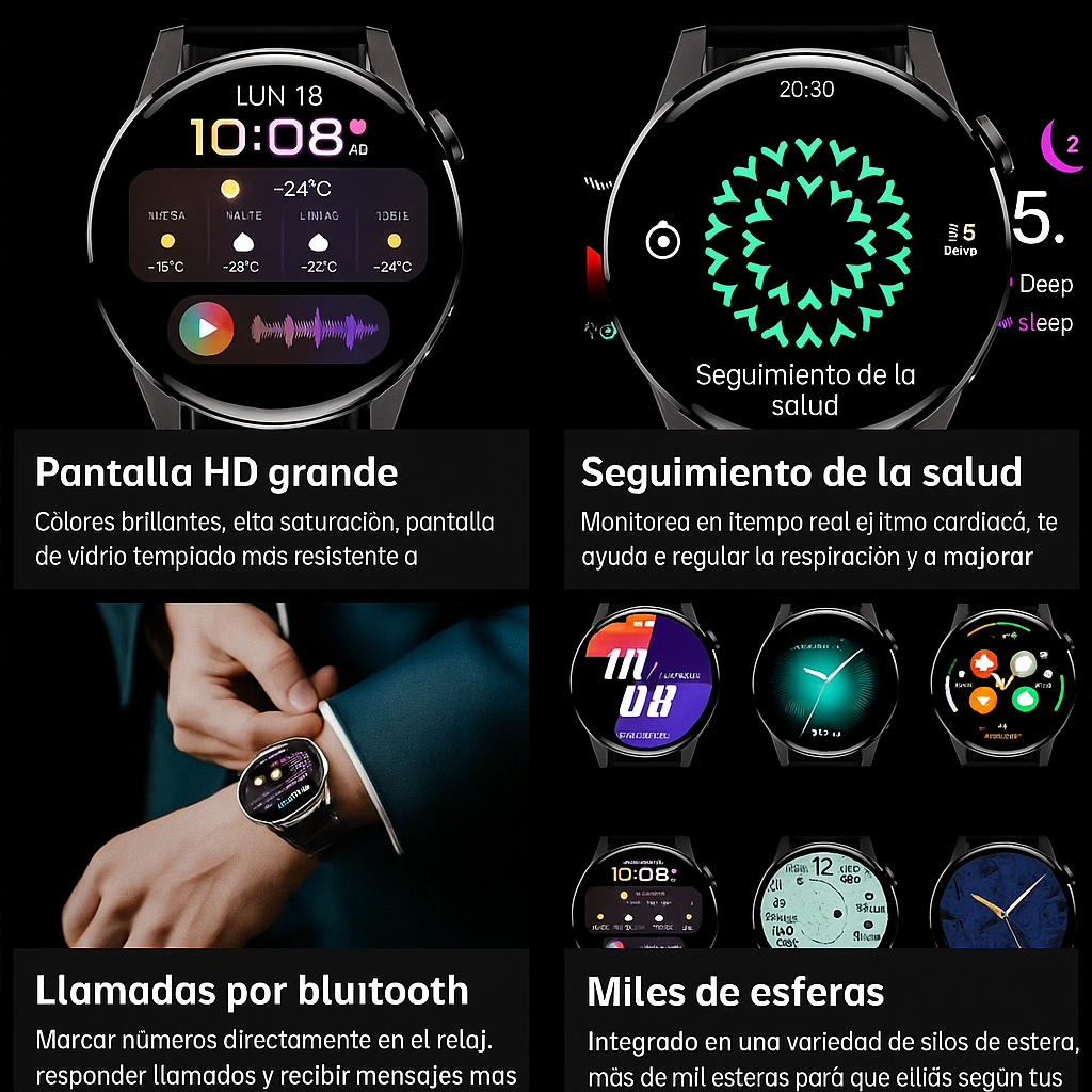SMARTWACHT + AURICULARES