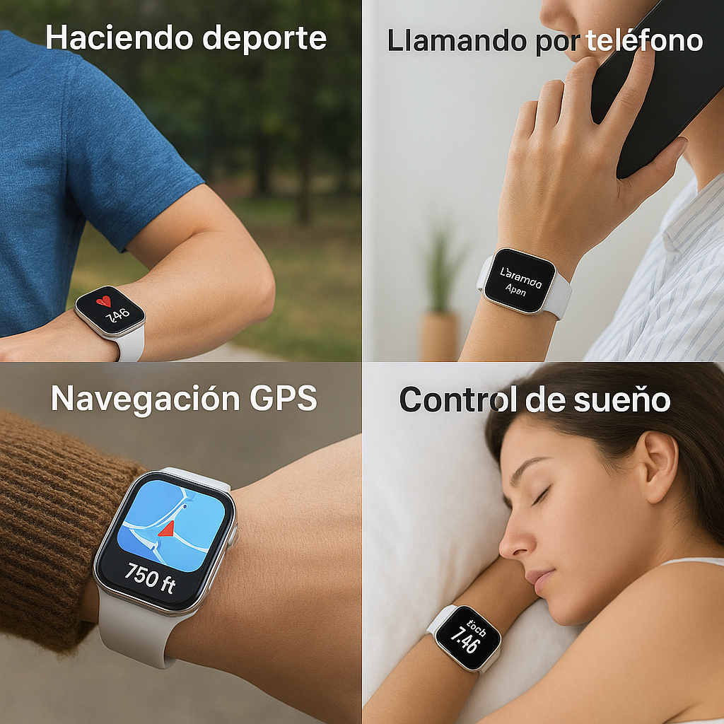 Smartwatch serie 10 con pantalla 2.2 pulgadas - Clicksy.com