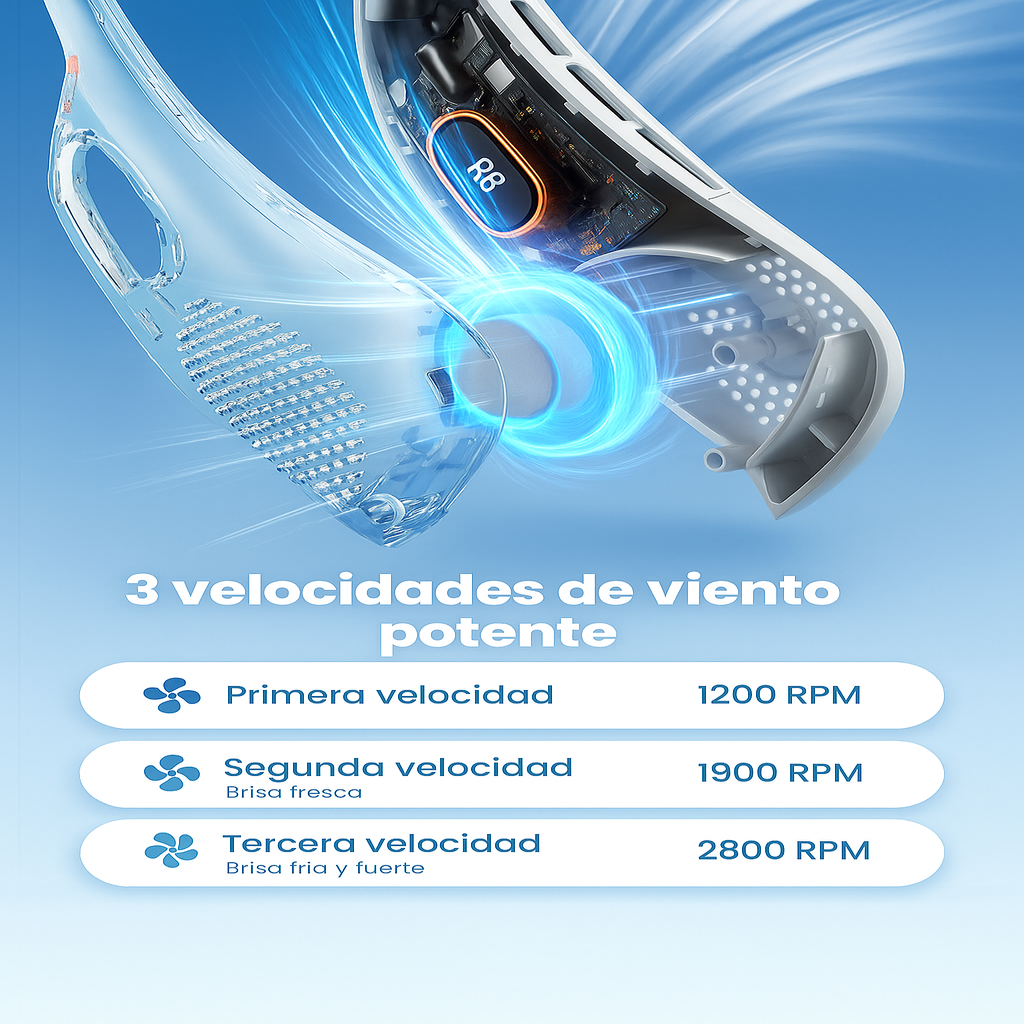 VENTILADOR DE CUELLO DIGITAL - Clicksy.com