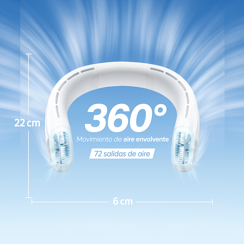 VENTILADOR DE CUELLO DIGITAL - Clicksy.com