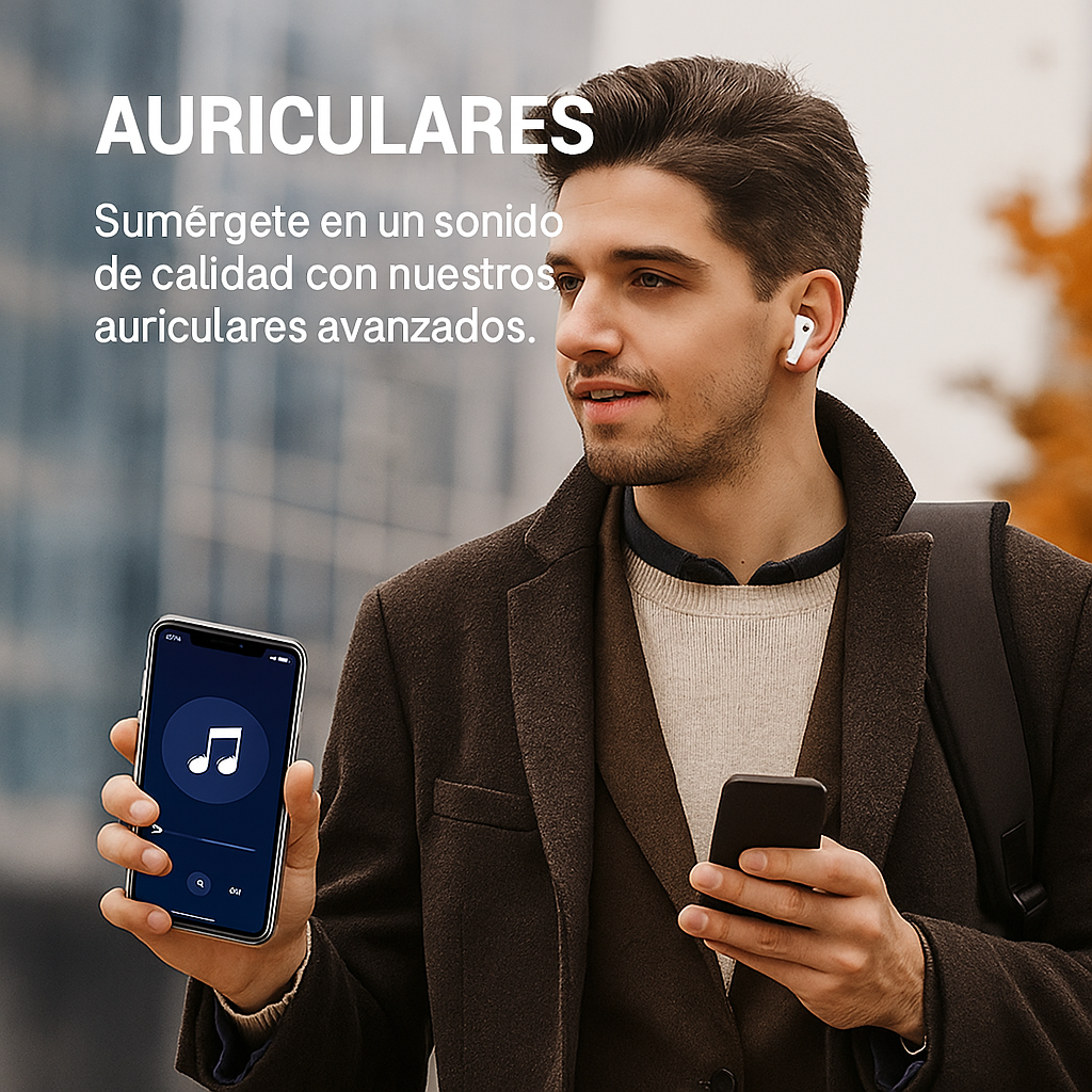 SMARTWACHT + AURICULARES