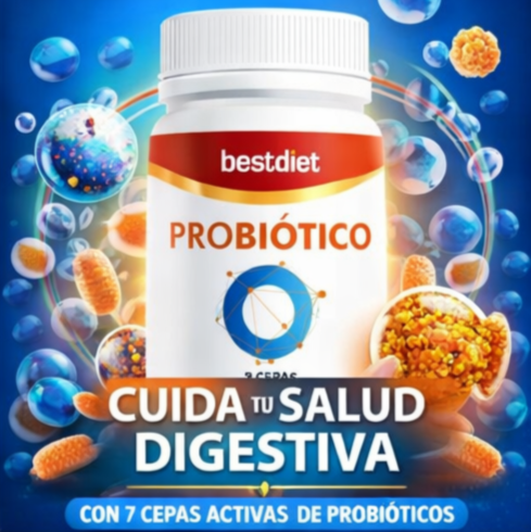 Probiótico 30 Cápsulas - Salud Digestiva e Inmunidad Natural - Clicksy.com