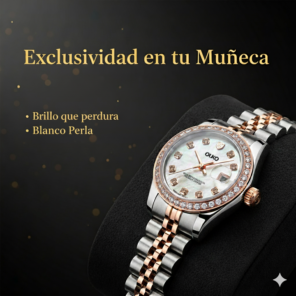 Reloj tipo Rolex mujer - verde