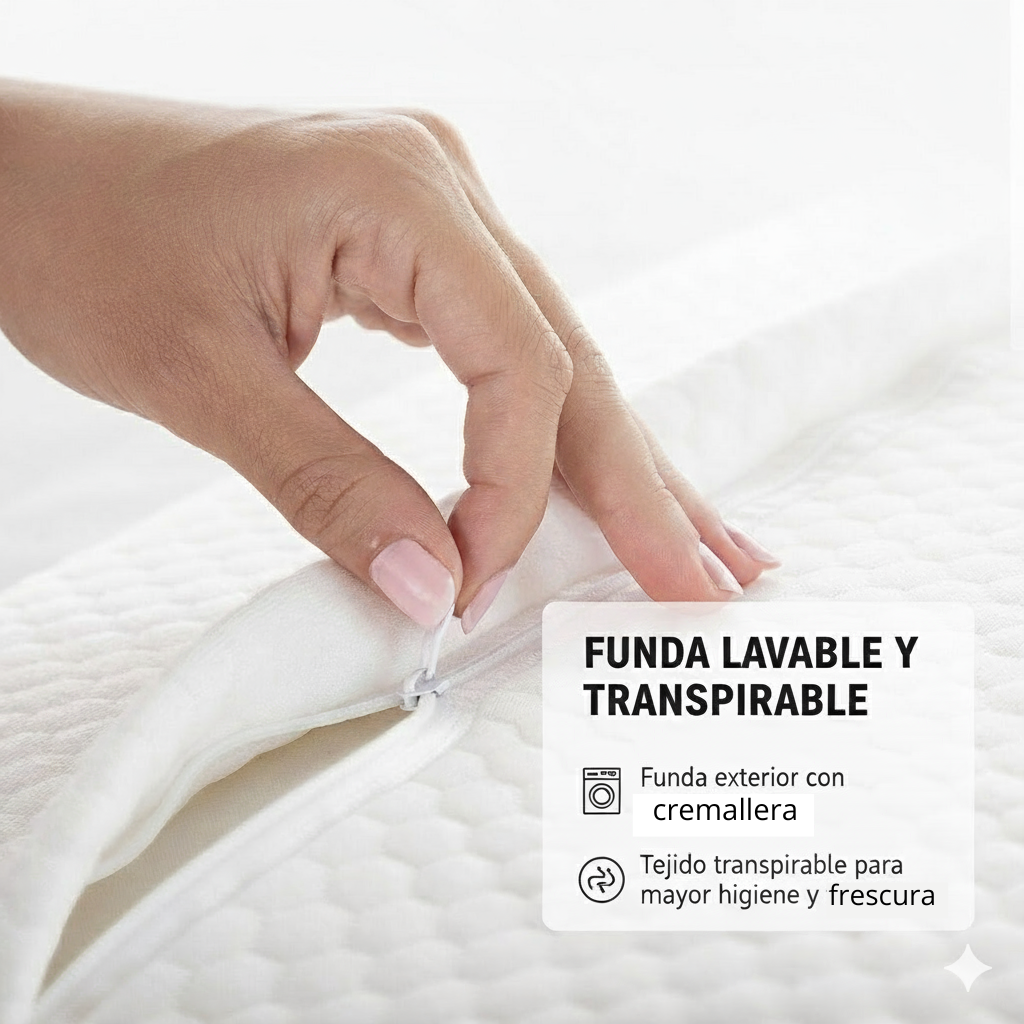 Almohada Viscoelástica Cervical con Contorno Ergonómico Conforti InnovaGoods
