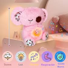 Peluche relajante para bebé que simula respiración