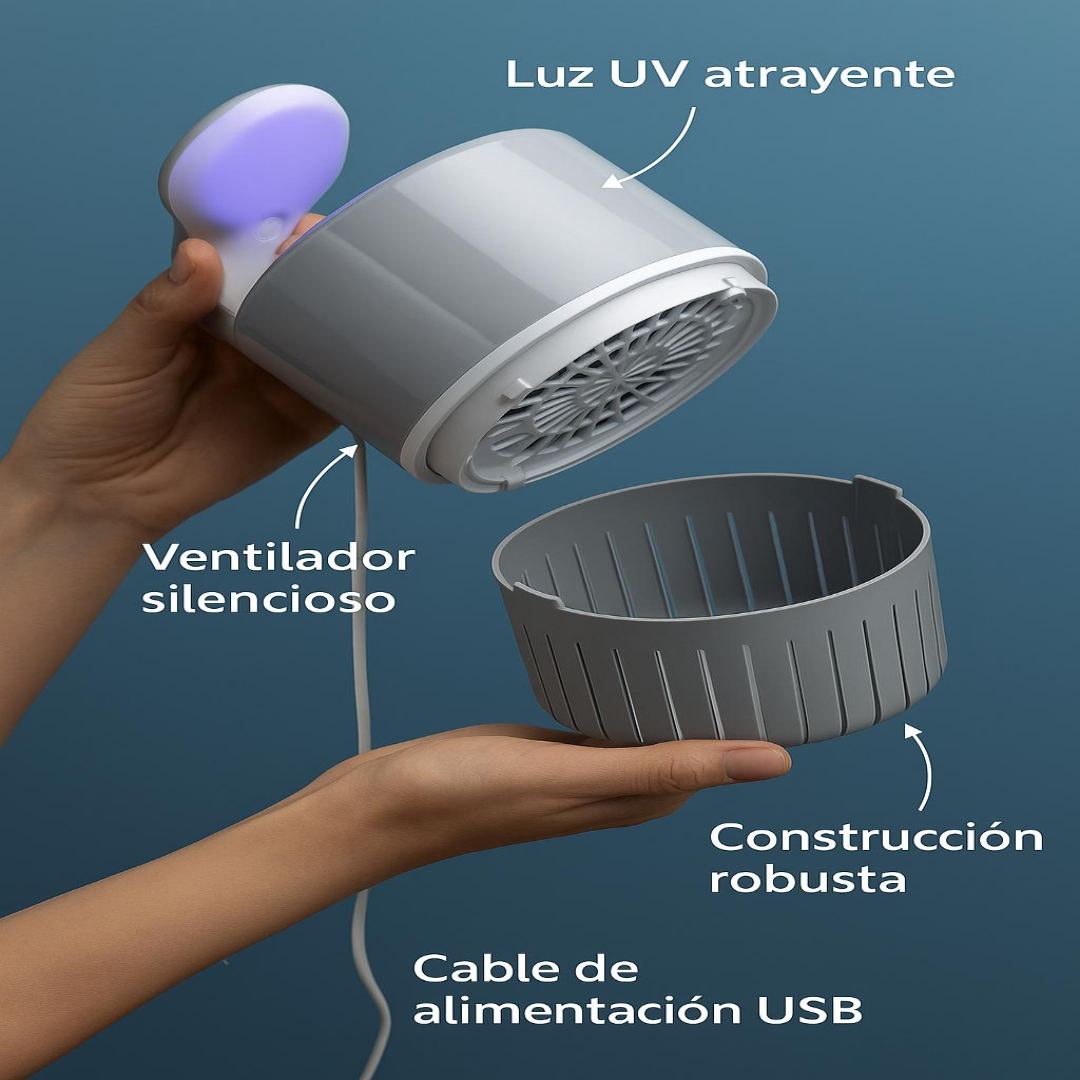 Lámpara Antimosquitos por Succión KL Drain InnovaGoods
